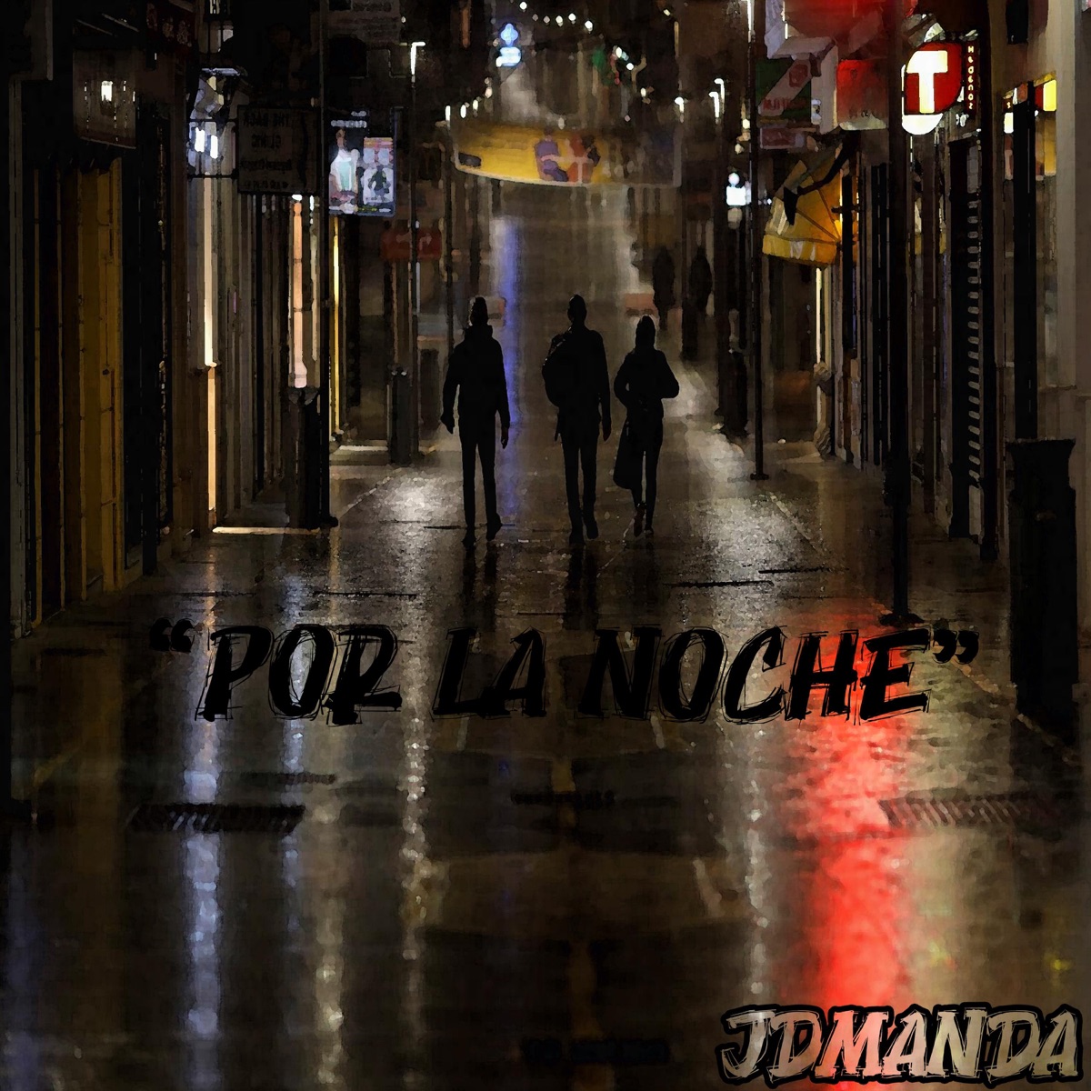 Por La Noche - Single by Jdmanda album cover