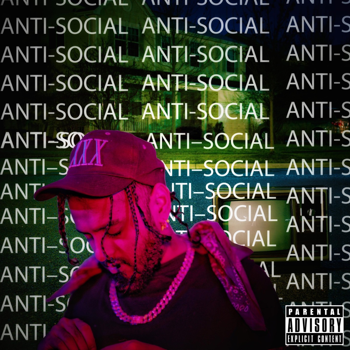 Anti-Social - Single by Dopeboyghost & AZWIN album cover