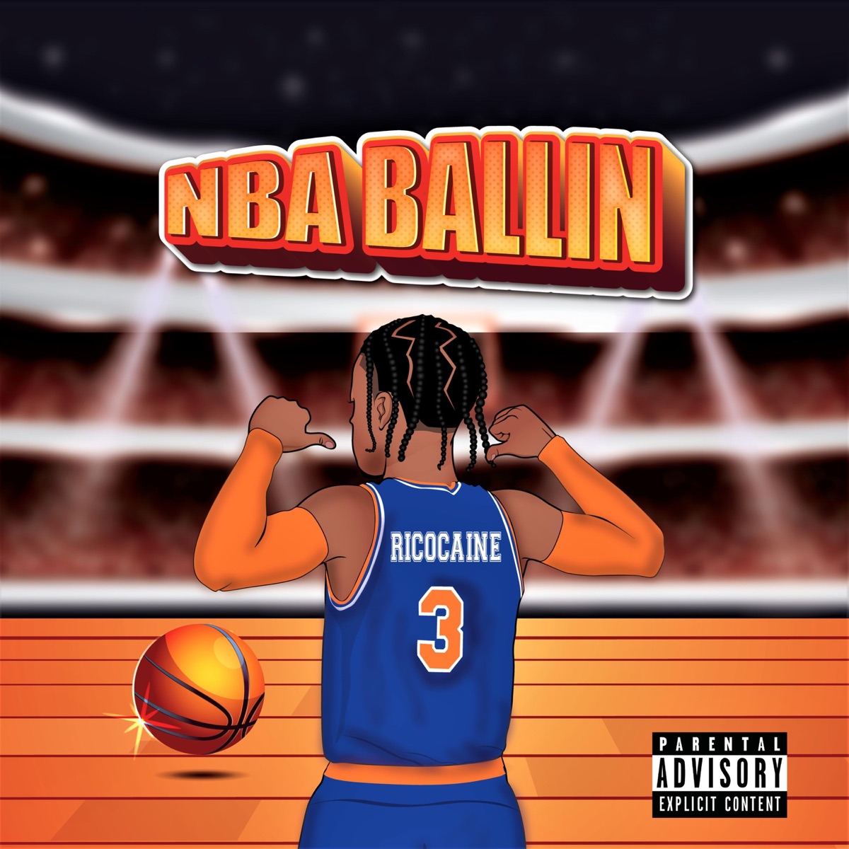 Nba Ballin - Single by Ricocaine album cover