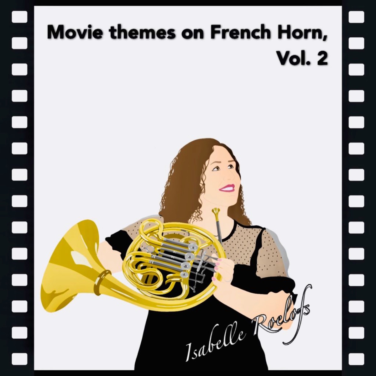 Movie Themes on French Horn, Vol. 2 by Johan H. Dokter, Daniel Ridder & Isabelle Roelofs album cover
