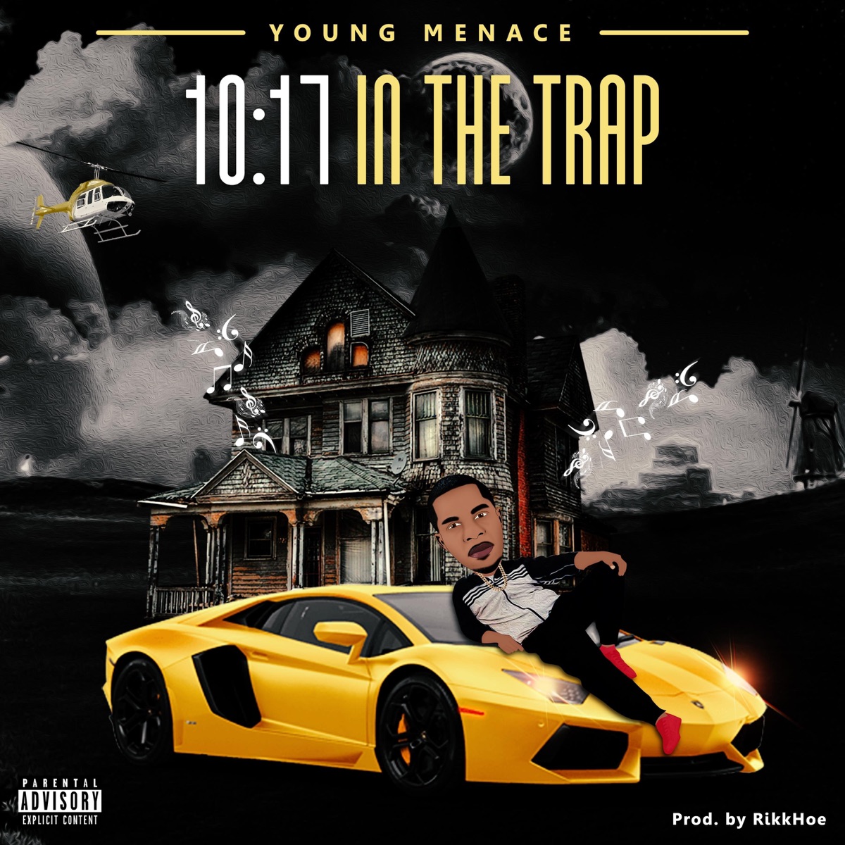 10:17 in the Trap - Single by Young Menace album cover