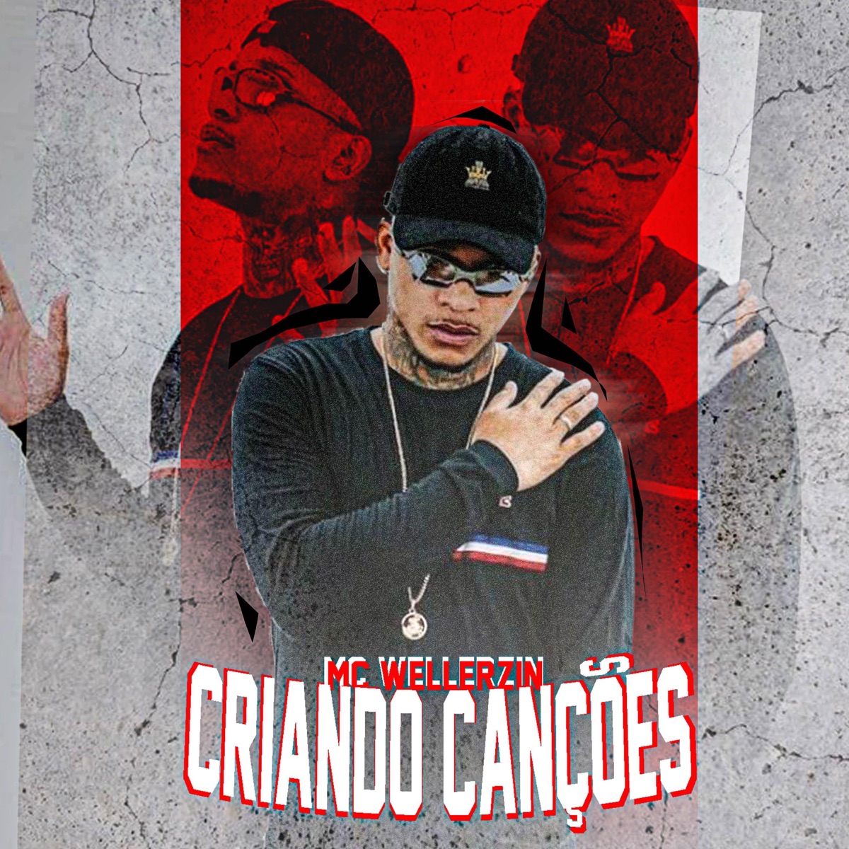 Criando Canções - Single by Mc Wellerzin & DJ Thiago FB album cover