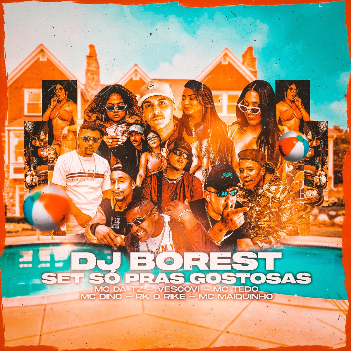 Set Só Pras Gostosas - Single by Dj Borest, Mc Da Tz, MC Dino, MC Maiquinho, Mc tedo, RK o Rike, Vescovi & Débora album cover