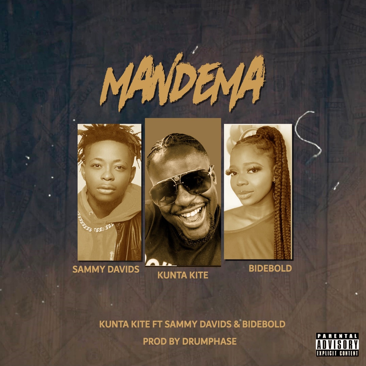Mandema (feat. Sammy Davids & BideBold) - Single by Kunta kite album cover