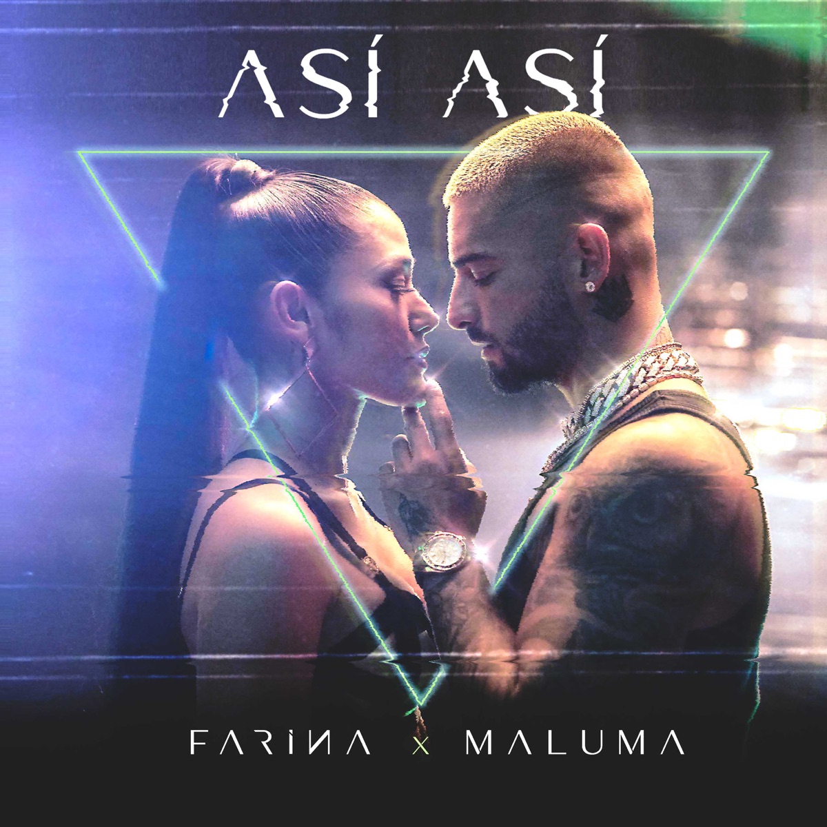 Así Así - Single by FARIANA & Maluma album cover