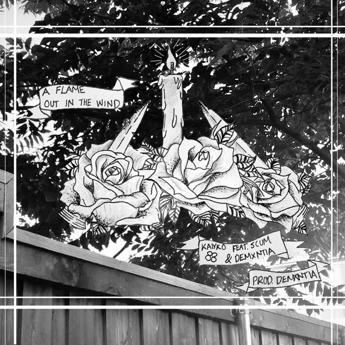 A Flame Out in the Wind (feat. Scum & Demxntia) - Single by Kaiyko album cover