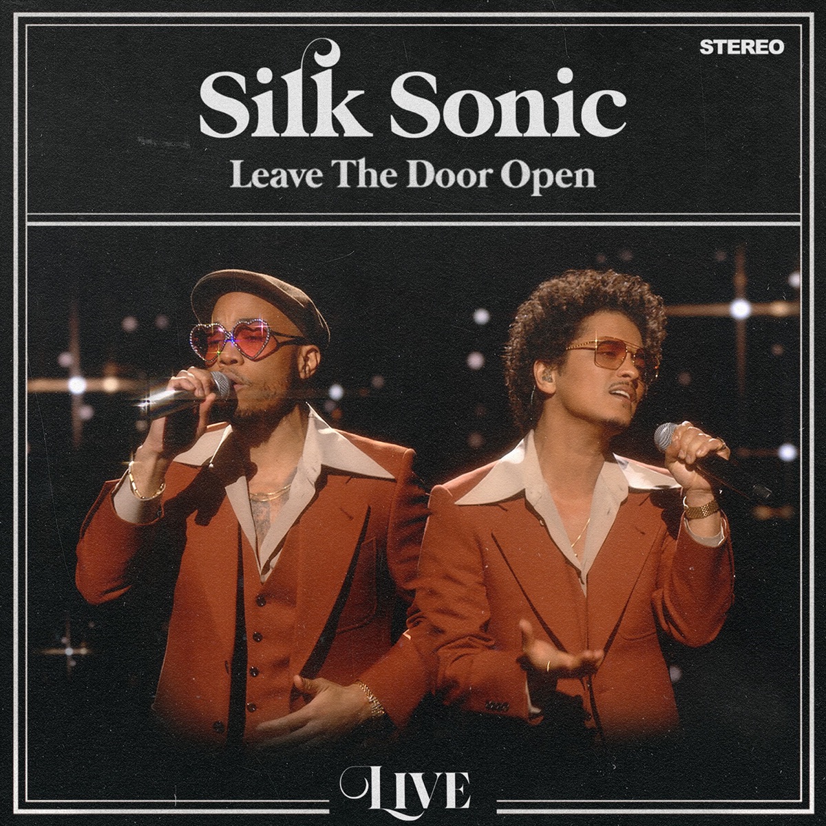 Leave The Door Open (Live) - Single by Bruno Mars, Anderson .Paak & Silk Sonic album cover
