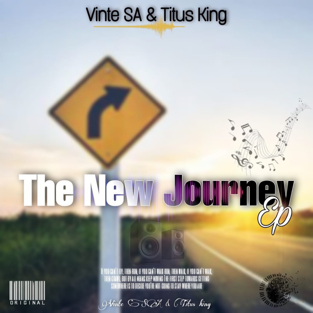 The New Journey - EP by Major King, Vinte SA & Titus King album cover