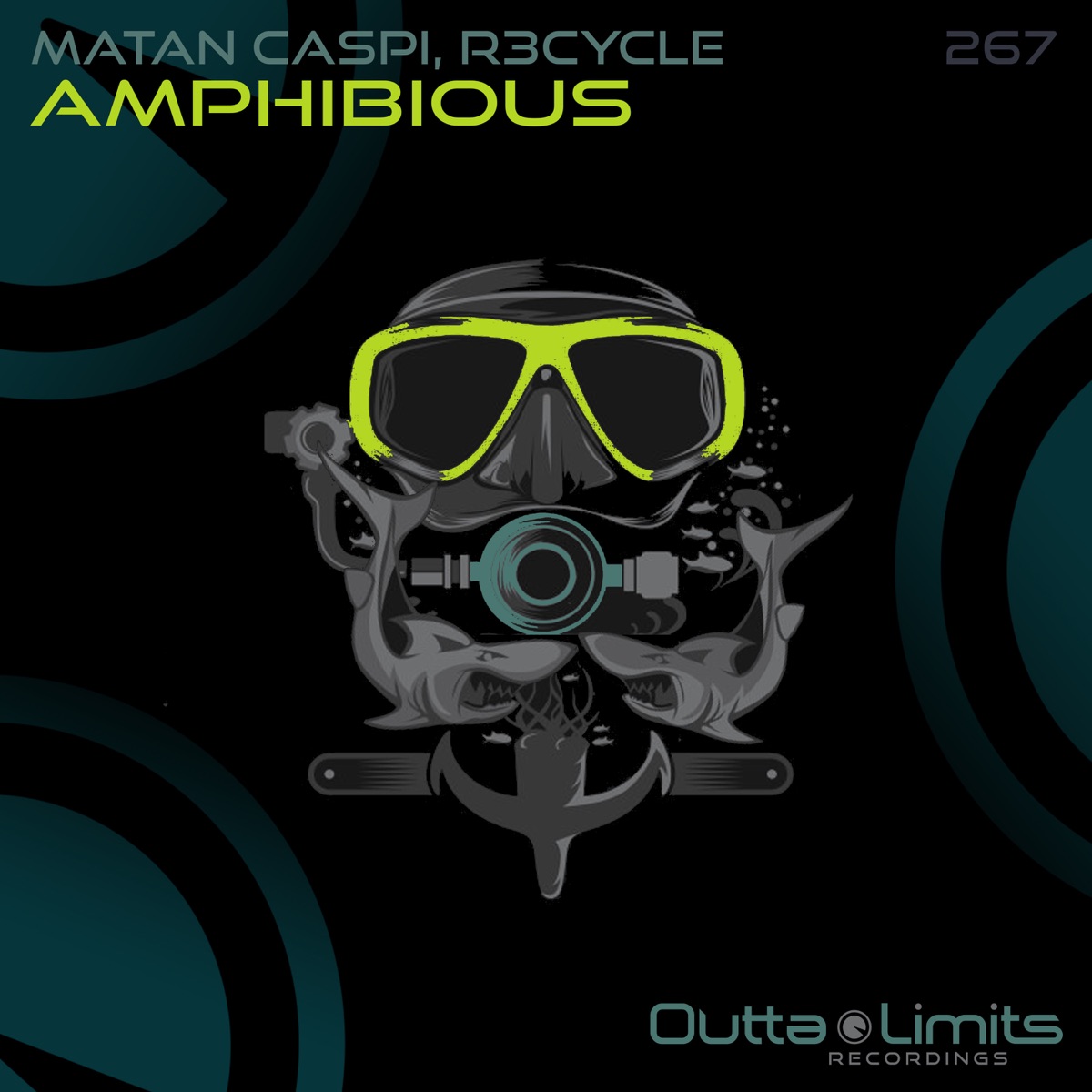 Amphibious - Single by Matan Caspi & R3cycle album cover