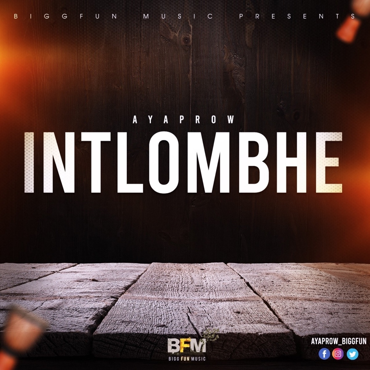 Intlombhe - Single by AyaProw album cover