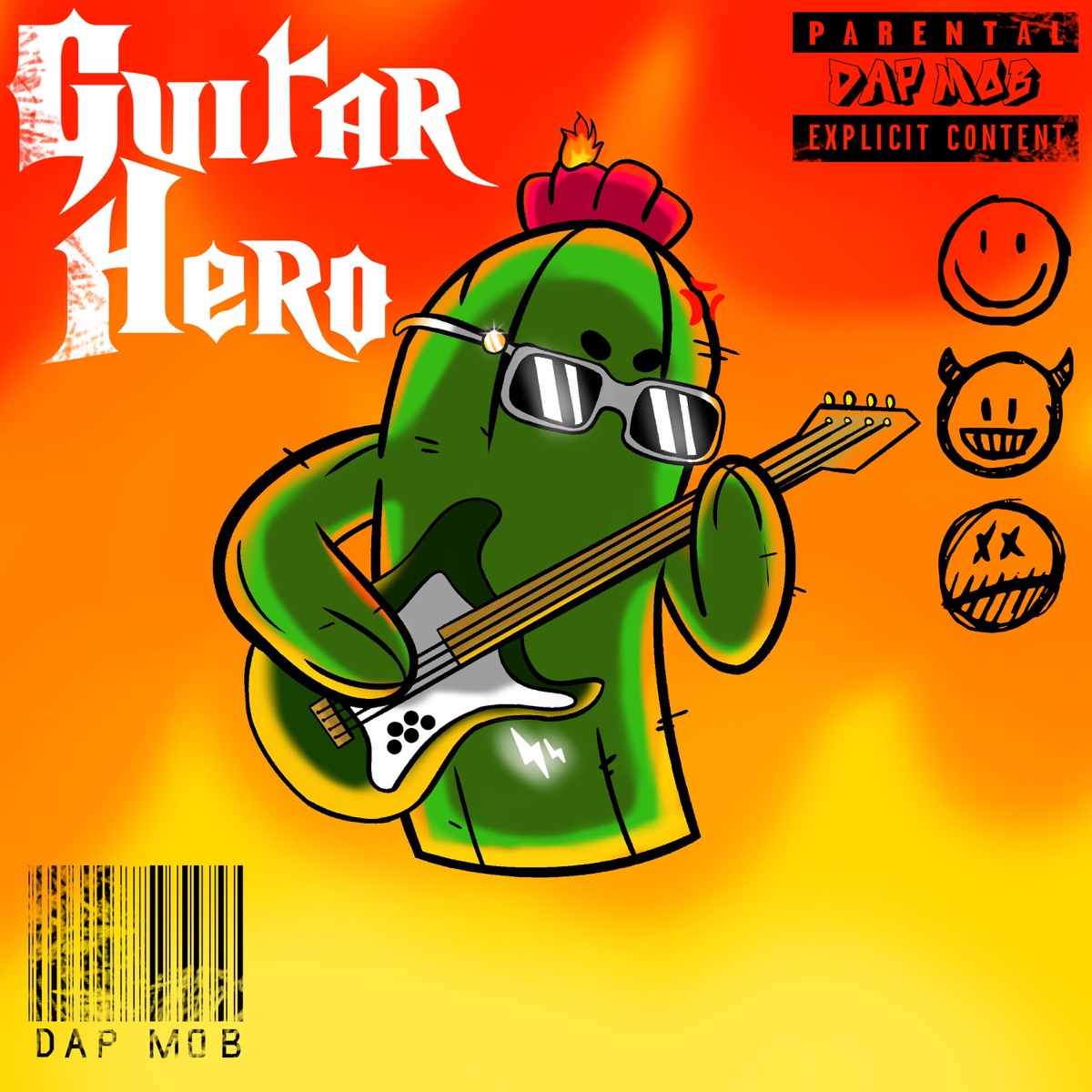 Guitar Hero (feat. Ryanzin, Najjuu, Dianjoz, gaabztrem, Bertskr & duarte071) - Single by DAP MOB album cover
