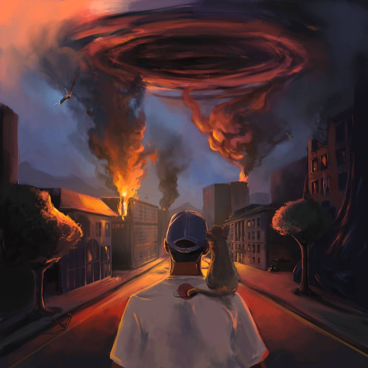 Abhi vs the Universe by Abhi The Nomad album cover