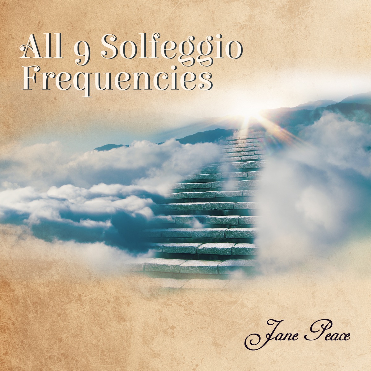 All 9 Solfeggio Frequencies: Kundalini Yoga Mantras and Healing Meditation Gongs and Bowls, Meditation, Massage and Deep Sleep by Jane Peace album cover