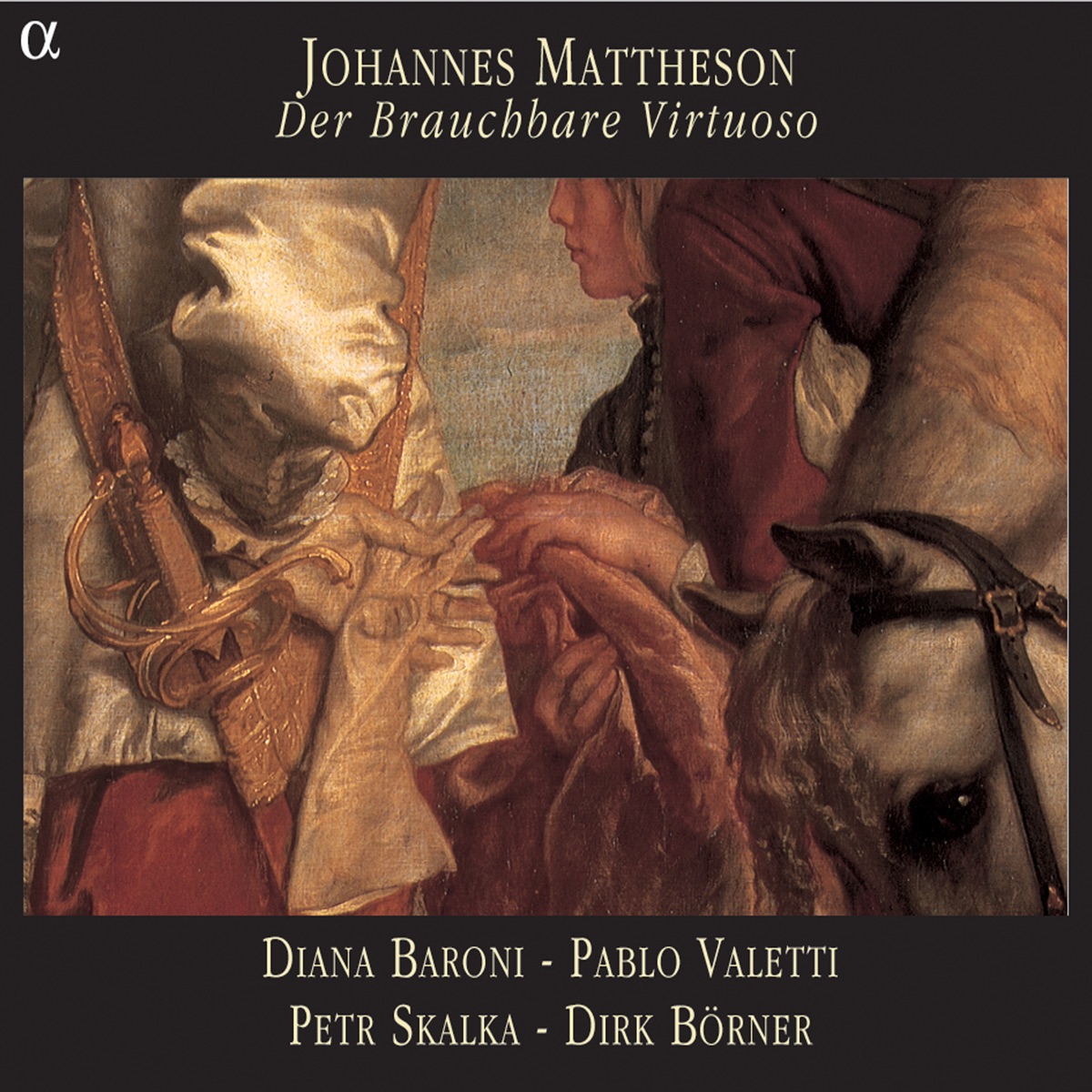Mattheson: Der Brauchbare Virtuoso by Diana Baroni, Pablo Valetti, Petr Skalka & Dirk Börner album cover