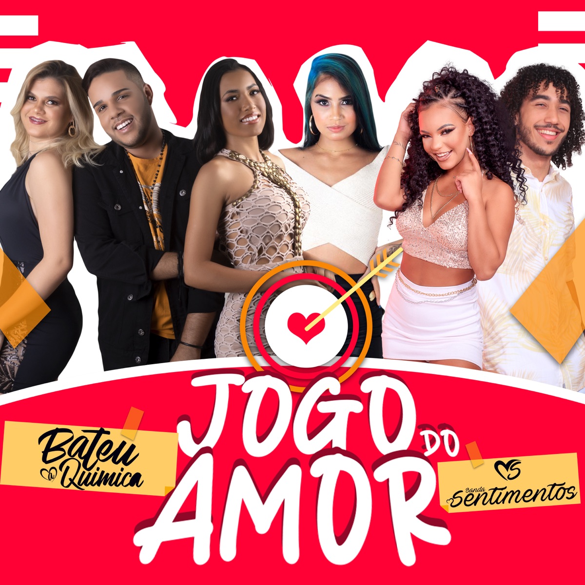 Jogo do Amor - Single by Bateu a Química & Banda Sentimentos album cover