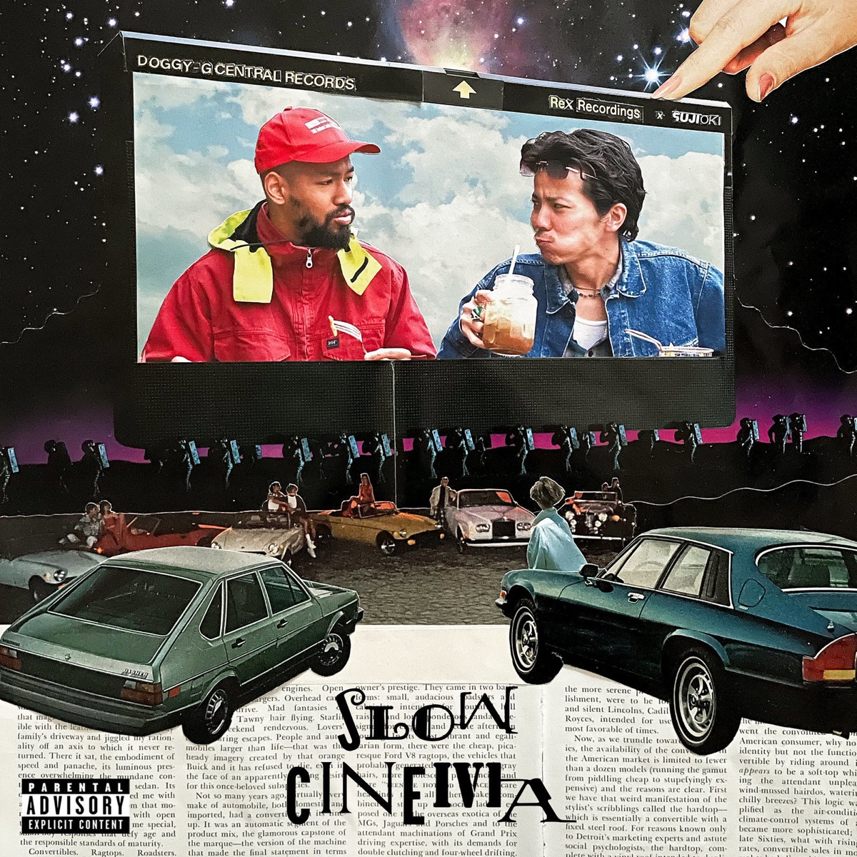 SLOW CINEMA - EP by Rex Recordings & qujioki album cover