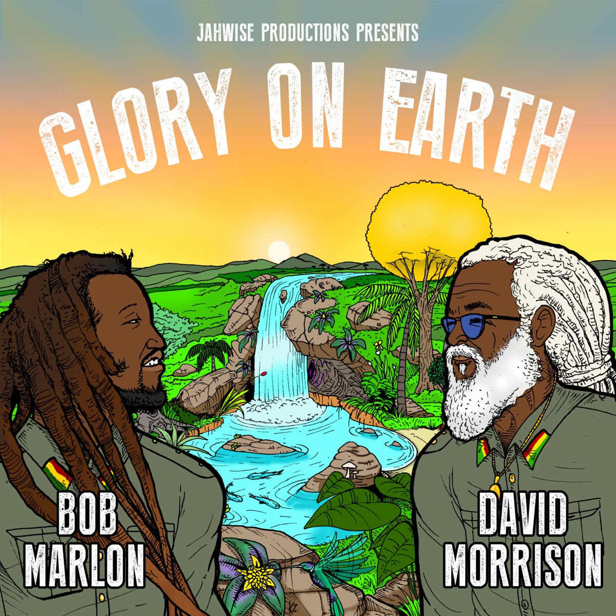 Glory on Earth - Single by Bob Marlon, David Morrison & Jahwise Productions album cover