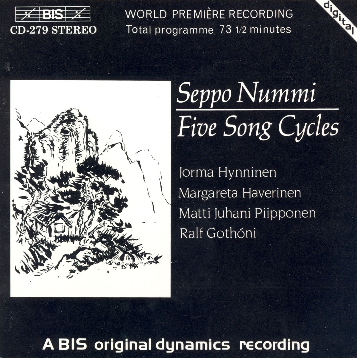 Nummi: 5 Song Cycles by Jorma Hynninen, Margareta Haverinen, Matti Juhani Piiponen & Ralf Gothóni album cover