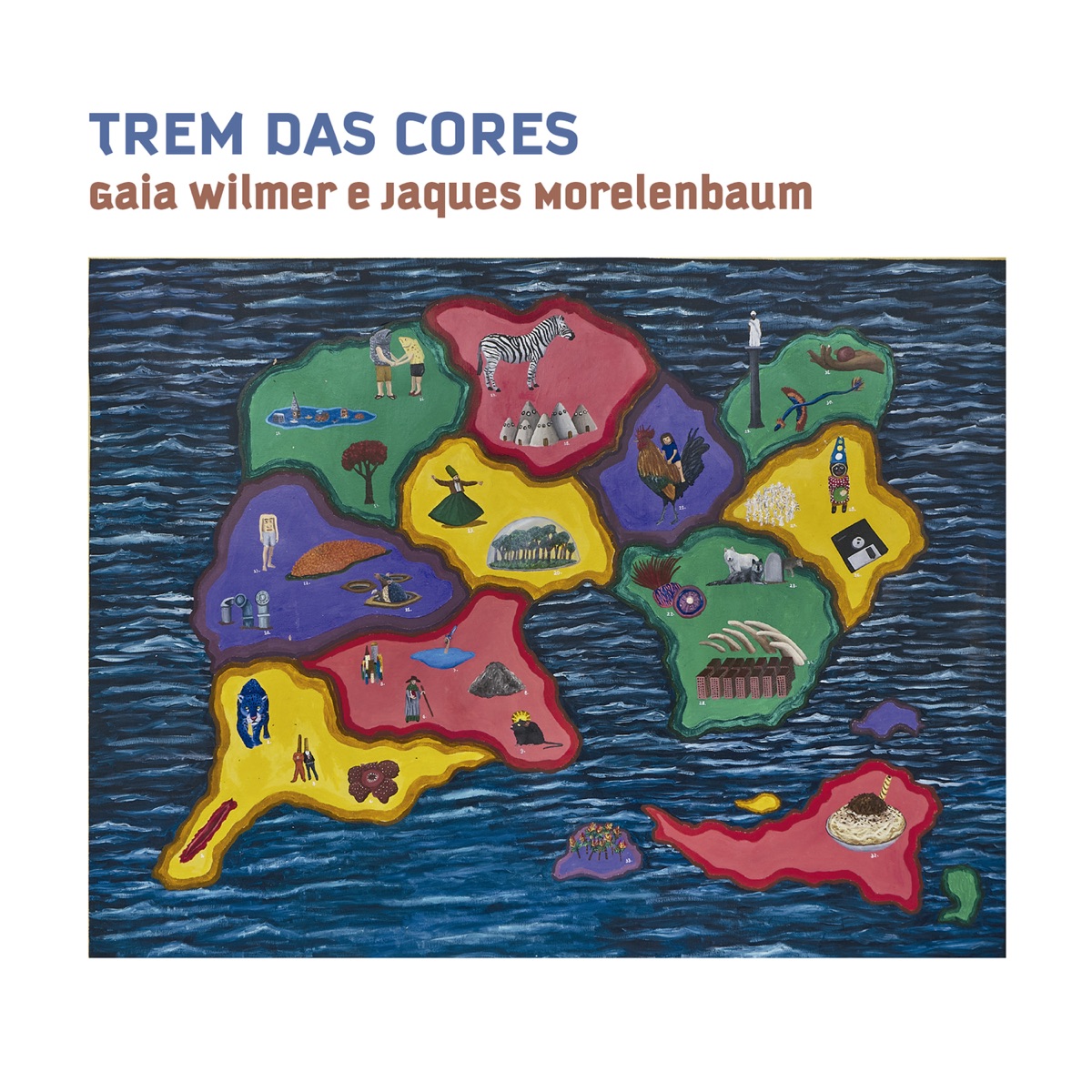 Trem Das Cores by Gaia Wilmer & Jaques Morelenbaum album cover
