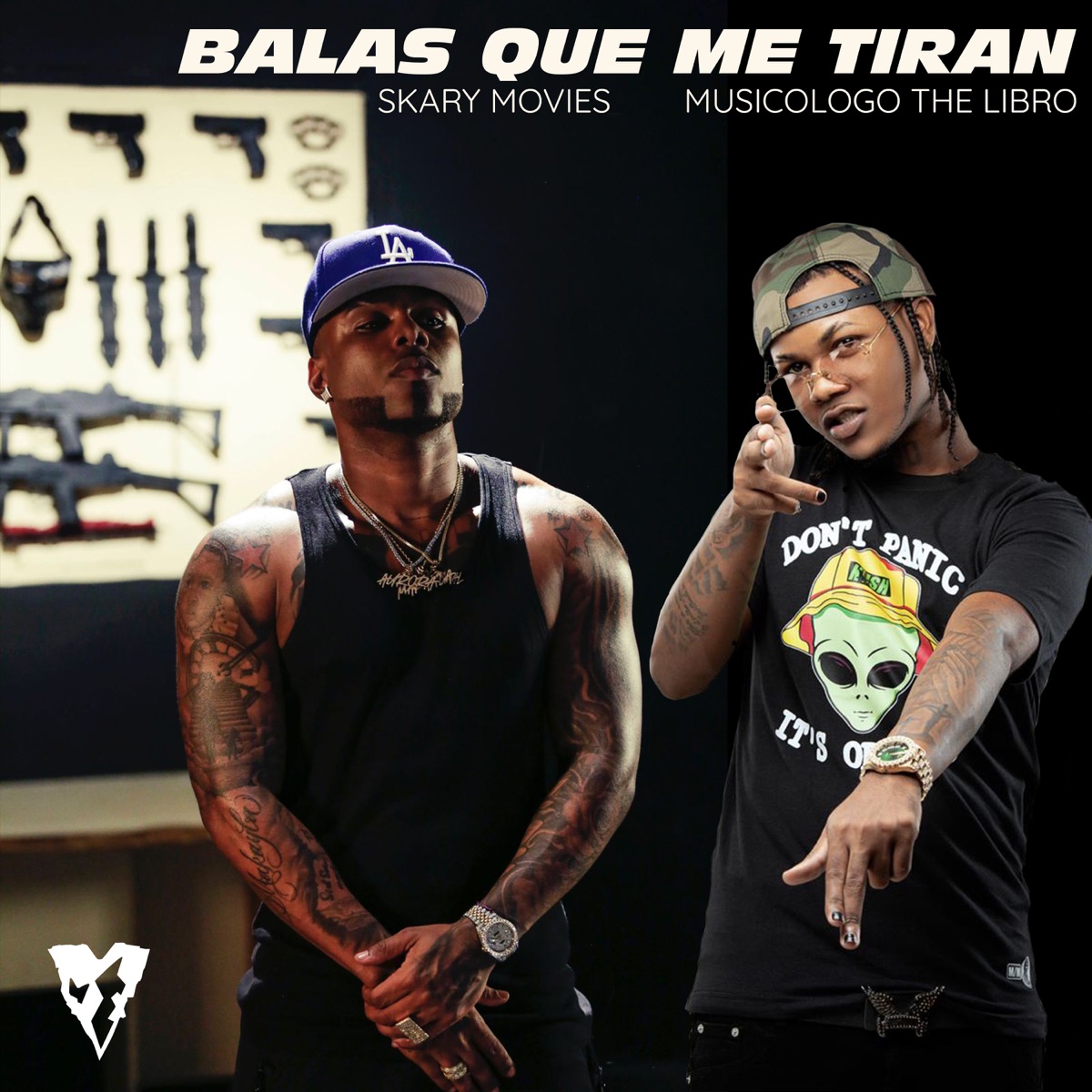 Balas Que Me Tiran - Single by Skary Movies & Musicologo The Libro album cover
