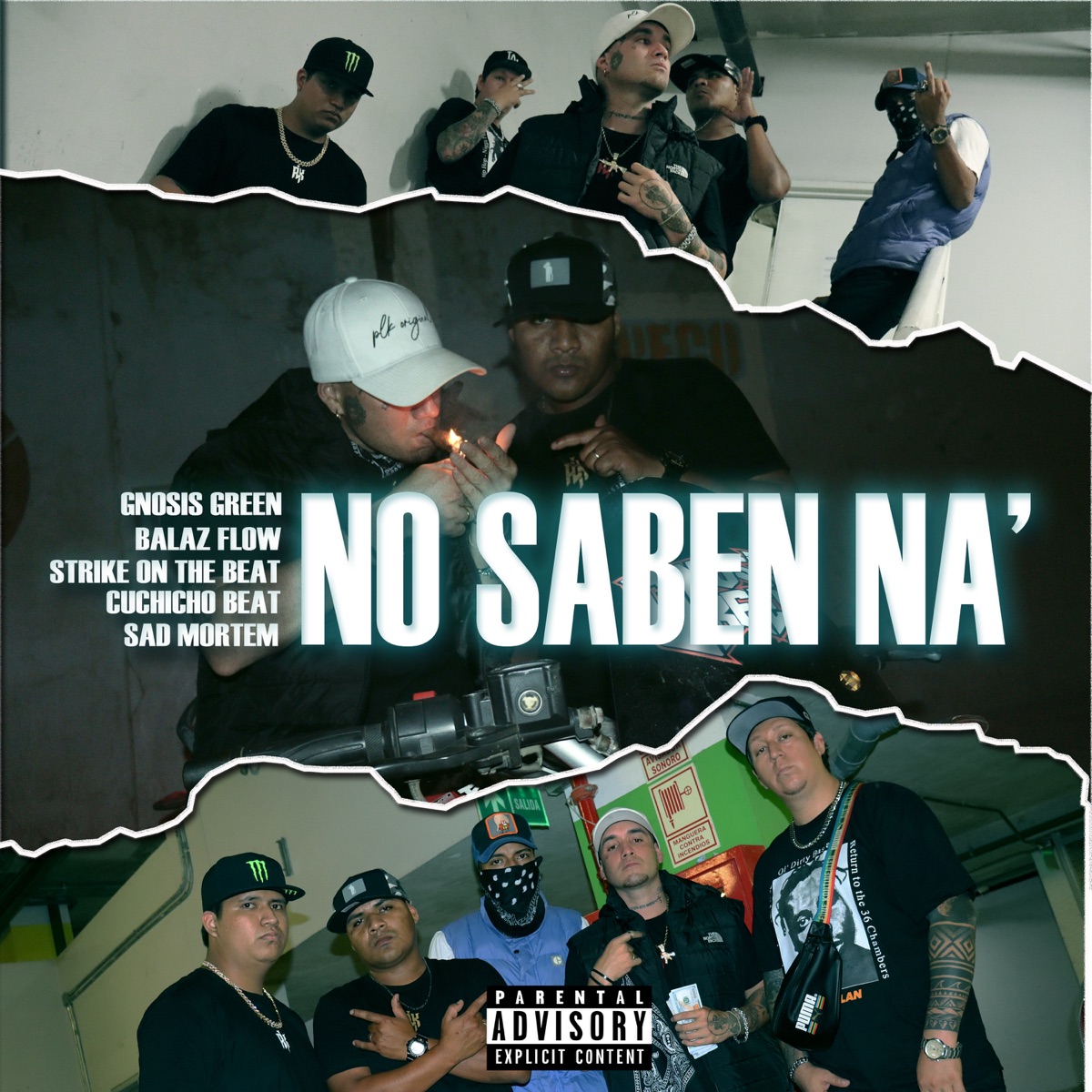No Saben Na' - Single by Gnosis Green, Balaz Flow, Cuchicho Beats, Strike On The Beat & Sad Mortem album cover