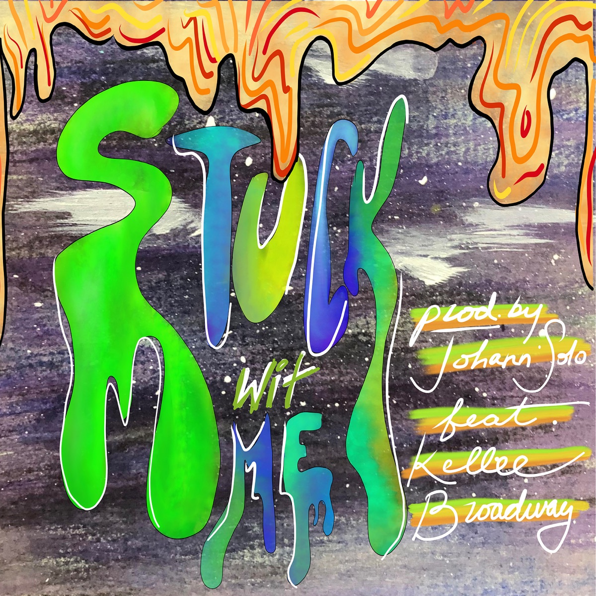 Stuck Wit Me - Single (feat. Kellee Broadway) - Single by Johann Solo & YOSO Collective album cover