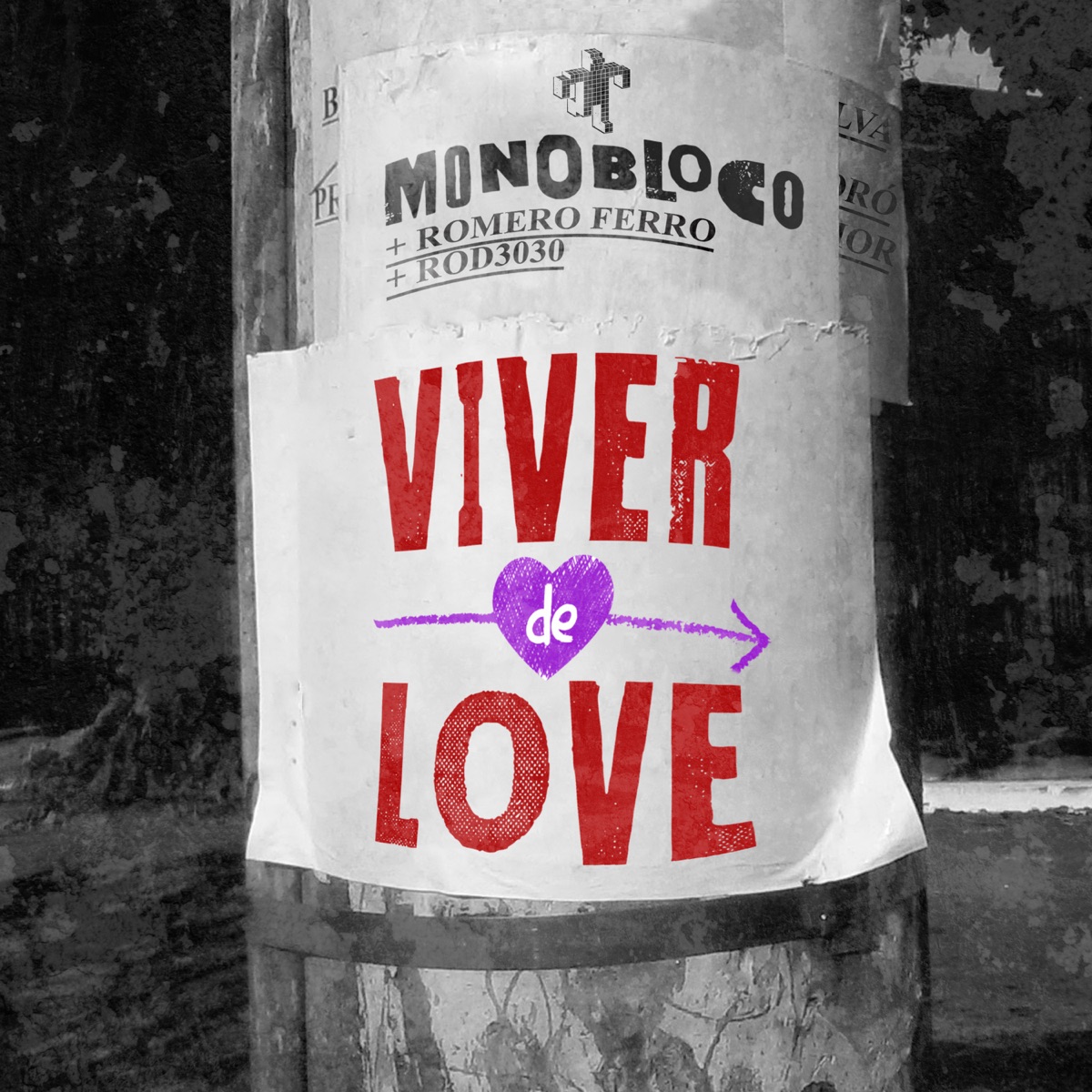 Viver de Love - Single by Monobloco, Romero Ferro & Rod 3030 album cover