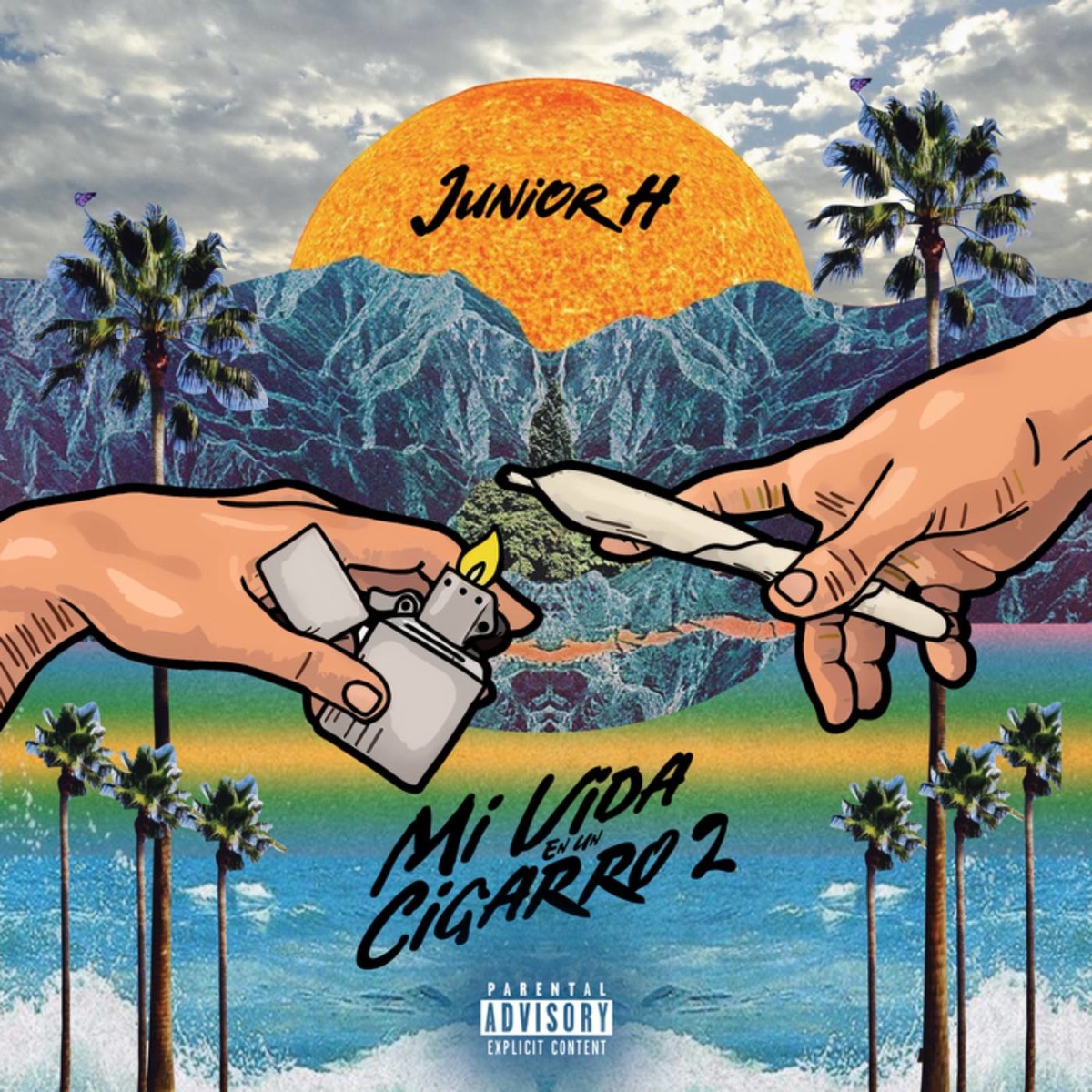 Mi Vida En Un Cigarro 2 by Junior H album cover