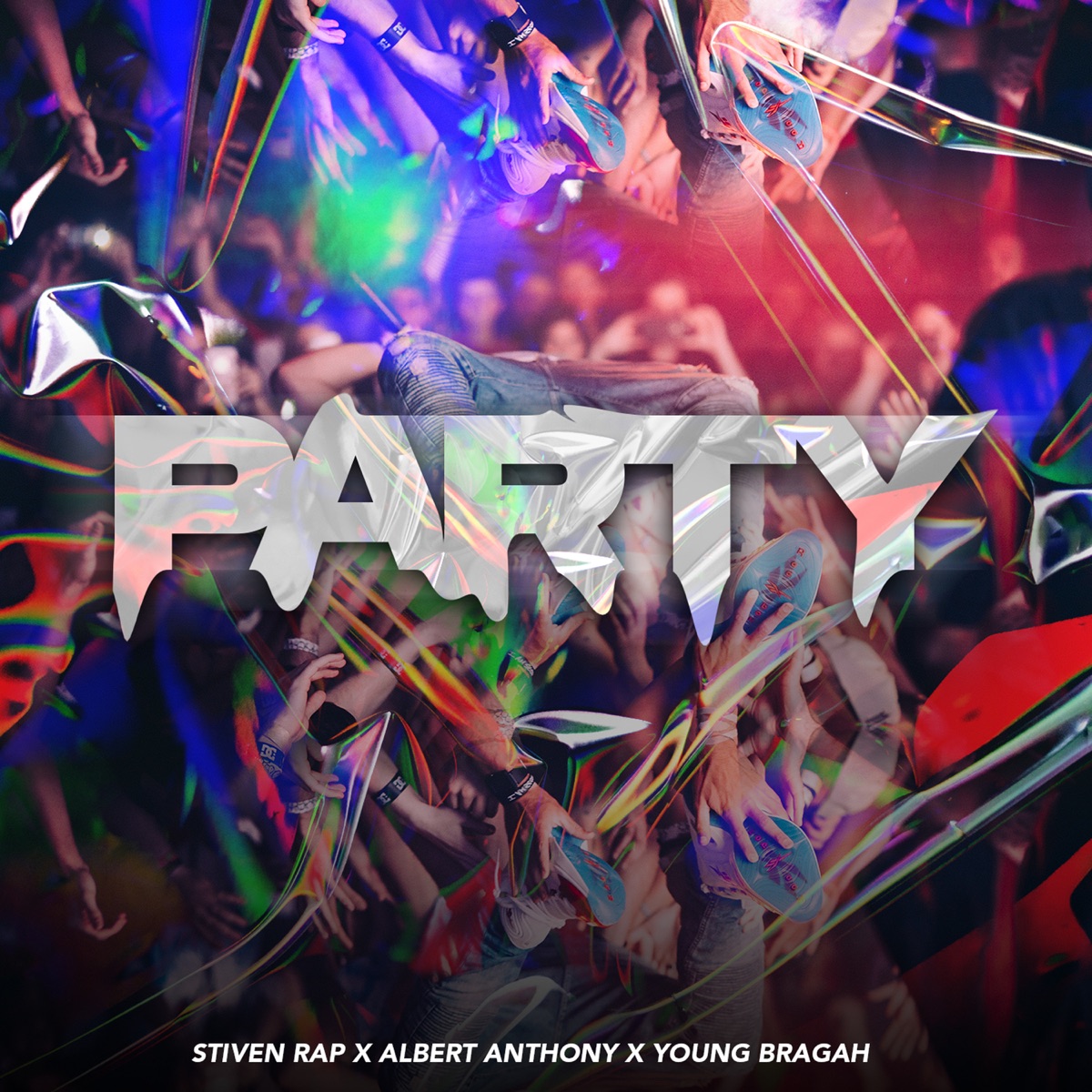 Party - Single by Stiven Rap, Albert Anthony & Young bragah album cover