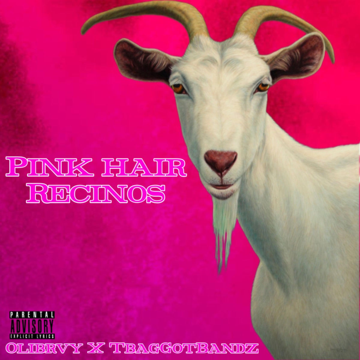 Pink Hair Recinos (feat. TbagGotBandz) - Single by Olibrvy album cover
