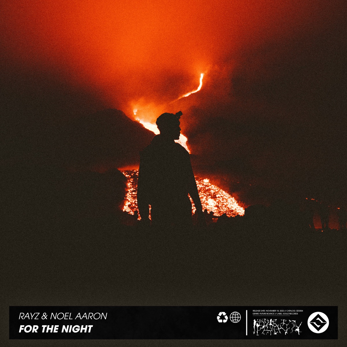 For the Night (with Noel Aaron) - Single by Rayz album cover