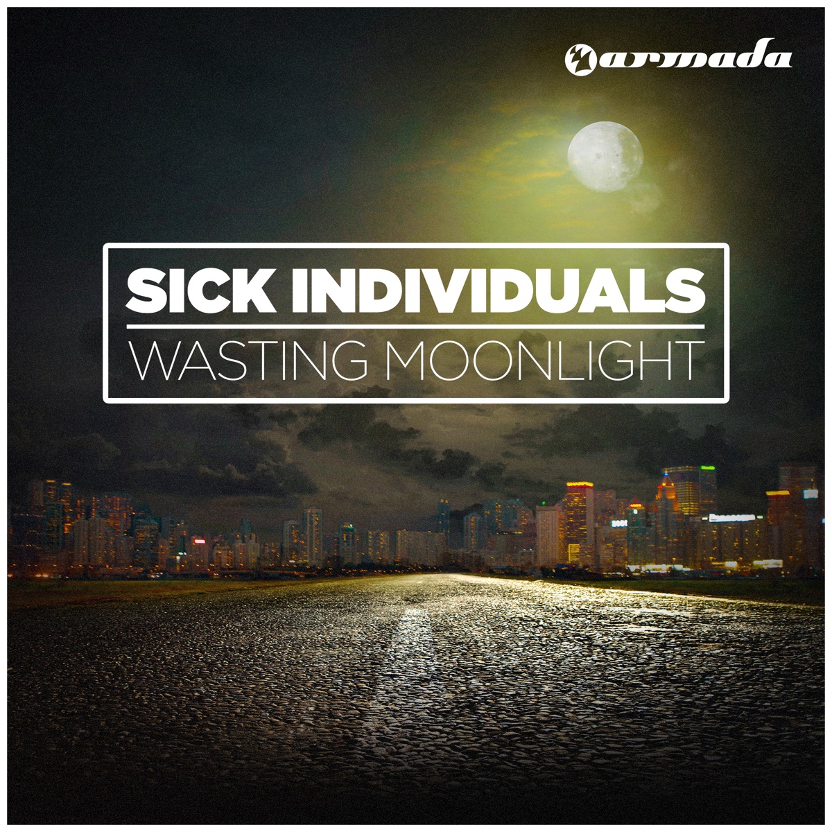 Wasting Moonlight (Radio Edit) - Single by Sick Individuals album cover