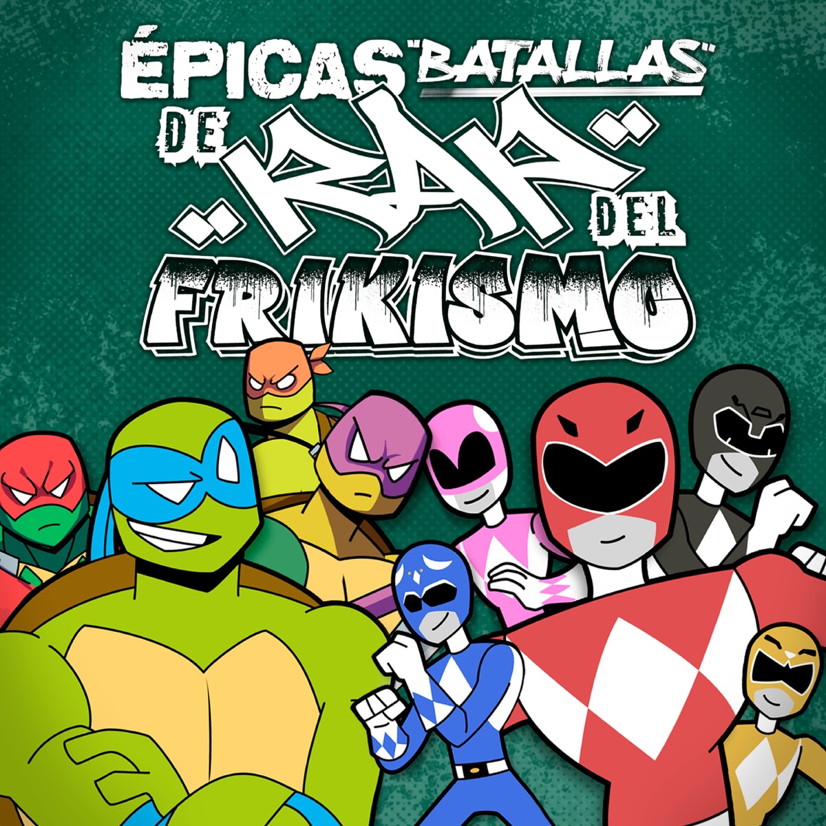 Tortugas Ninja vs Power Rangers (feat. Kinox) - Single by Keyblade & Miree album cover