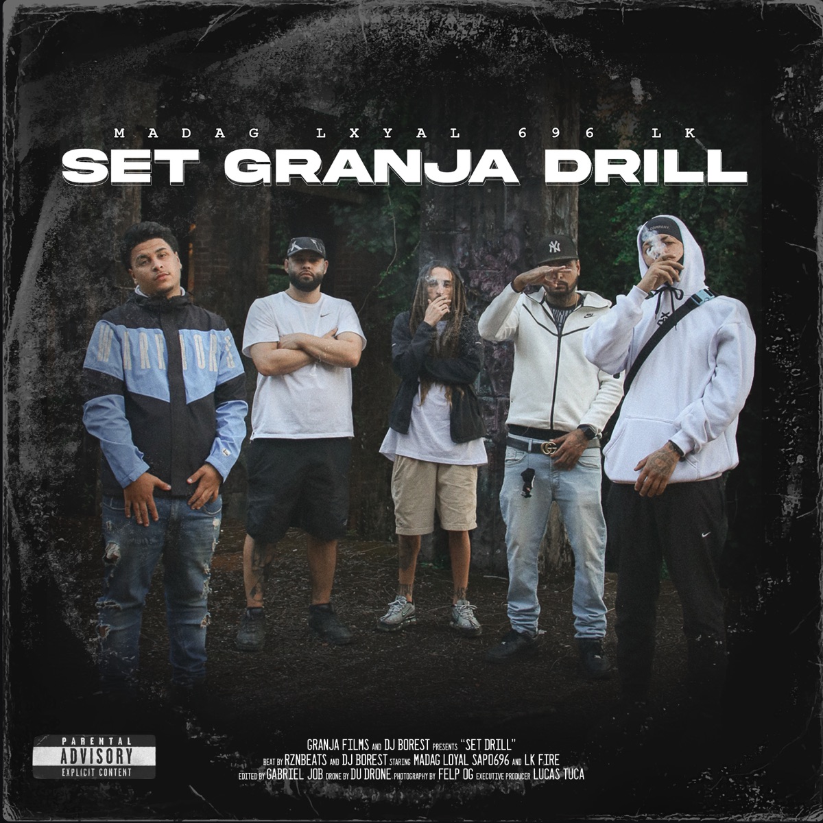 Set Granja Drill (feat. Lxyal, Lk f1re, Madag & 696) - Single by Granja Films, Dj Borest & RZN album cover