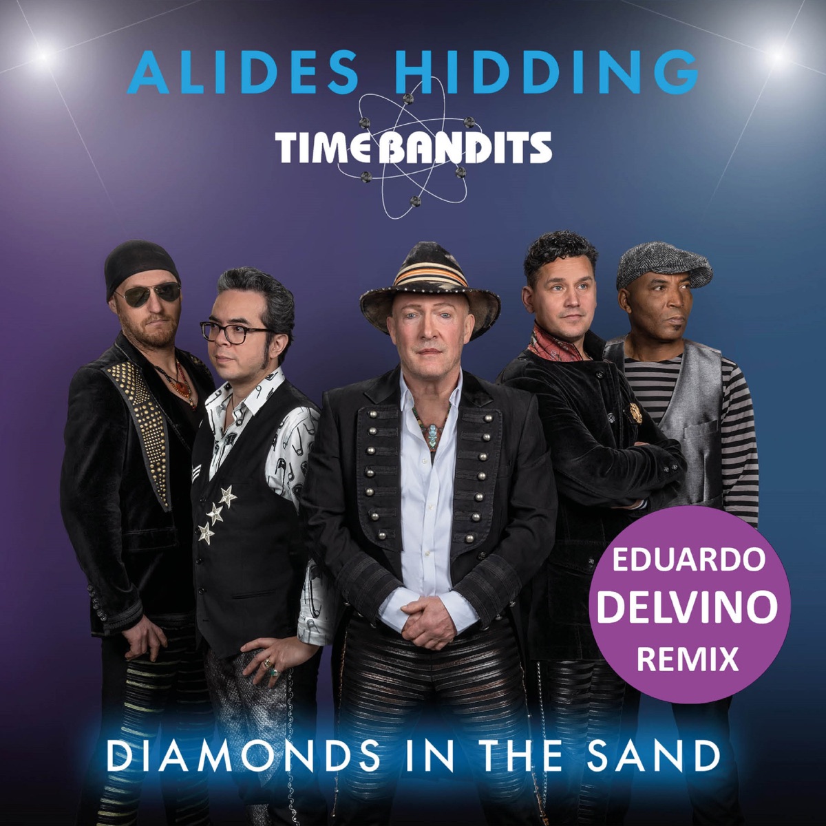 Diamonds in the sand (Eduoardo Delvino Remix) - Single by Alides Hidding & Time Bandits album cover