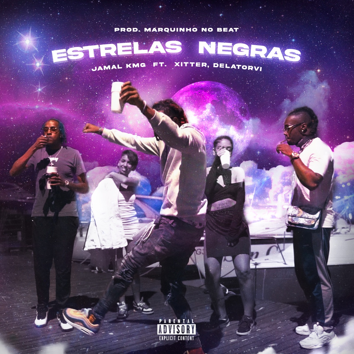 Estrelas Negras (feat. Delatorvi, Xitter & Marquinho no Beat) - Single by Jamal KMG album cover