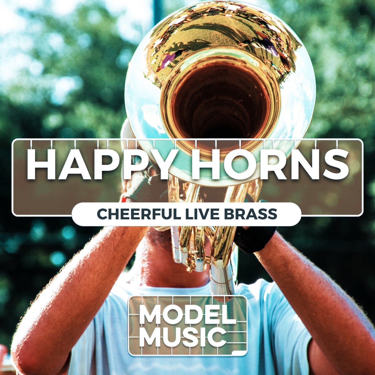 Happy Horns: Cheerful Live Brass by Peter Ian Jones & Samuel Russell Ewens album cover