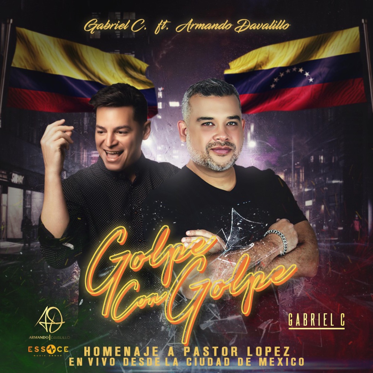 Golpe con golpe (feat. Armando Davalillo) - Single by Gabriel C album cover