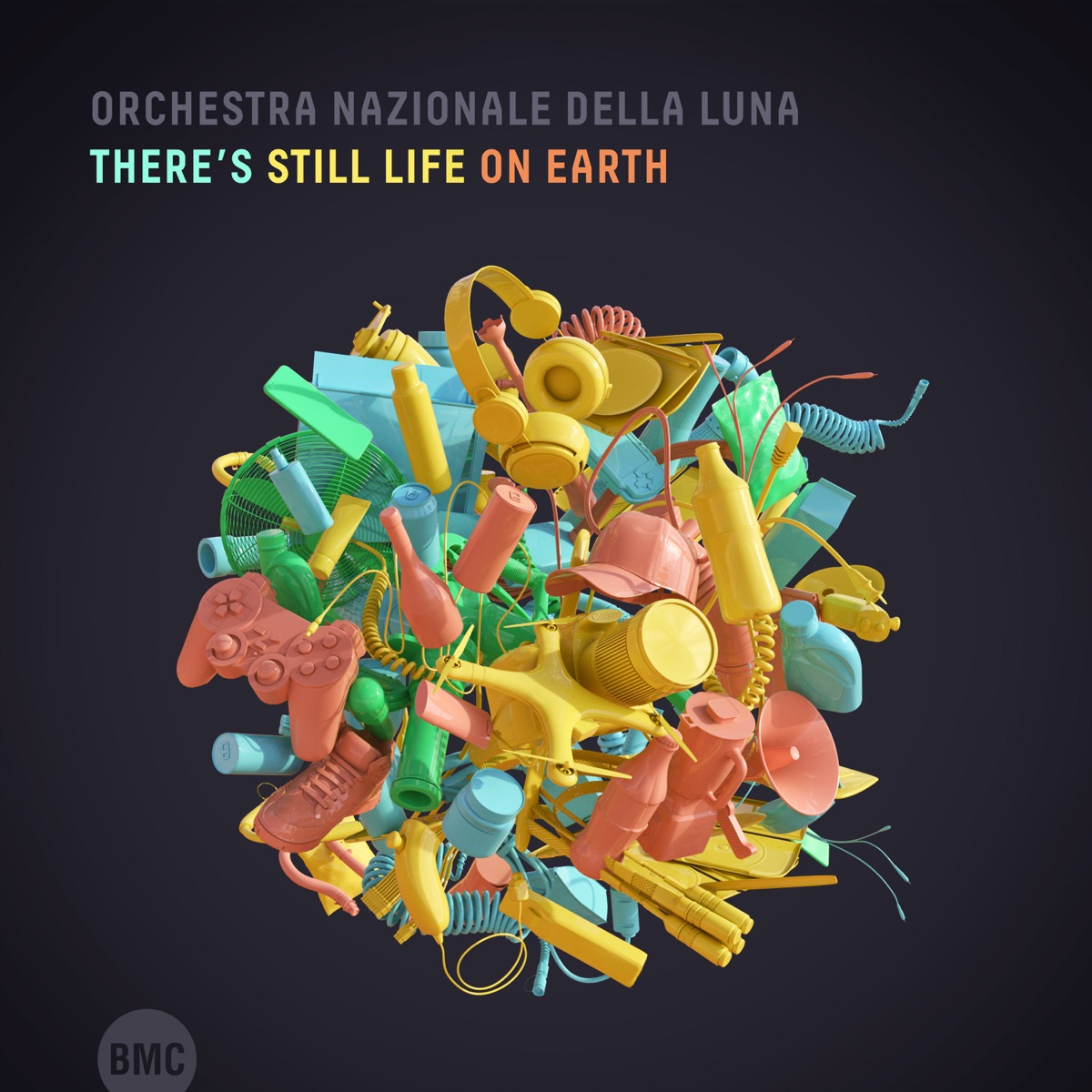 There's Still Life on Earth (feat. Sébastien Boisseau & Teun Verbruggen) by Manuel Hermia, Orchestra Nazionale della Luna & Kari Ikonen album cover