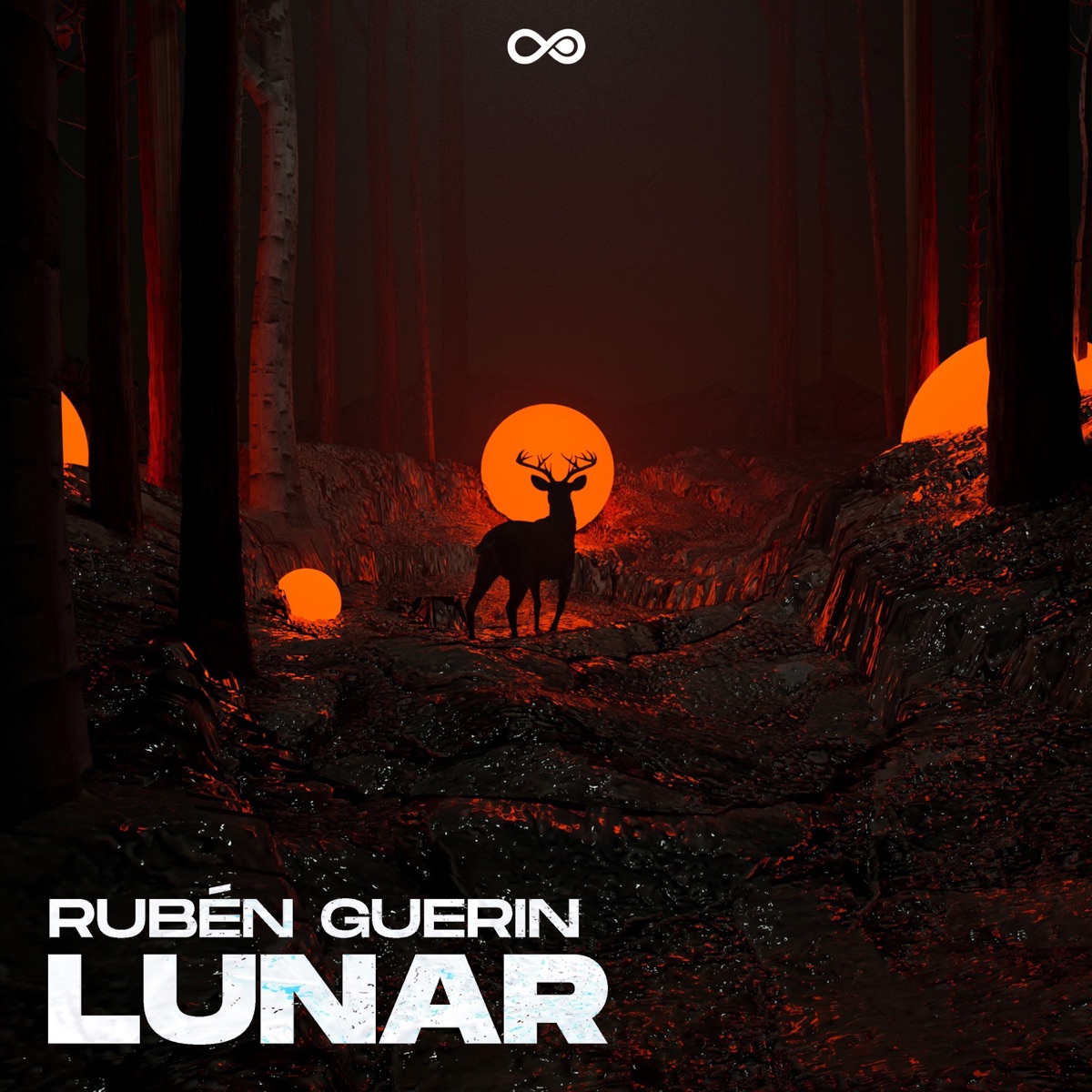 Lunar (with Kevin Traxx) - Single by RG album cover