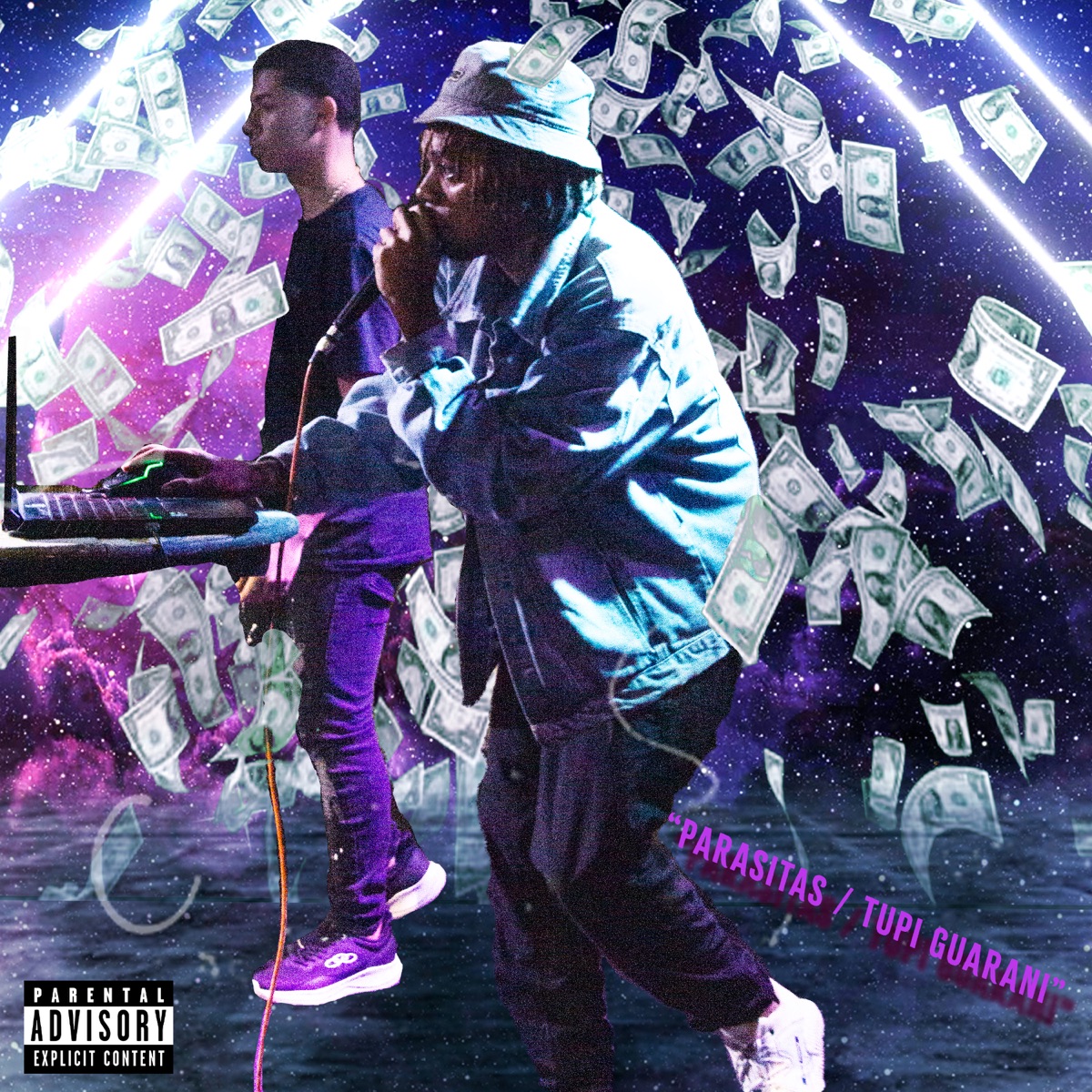 Parasitas / Tupi Guarani (feat. Porthuga) - Single by Lil Cxsmx album cover