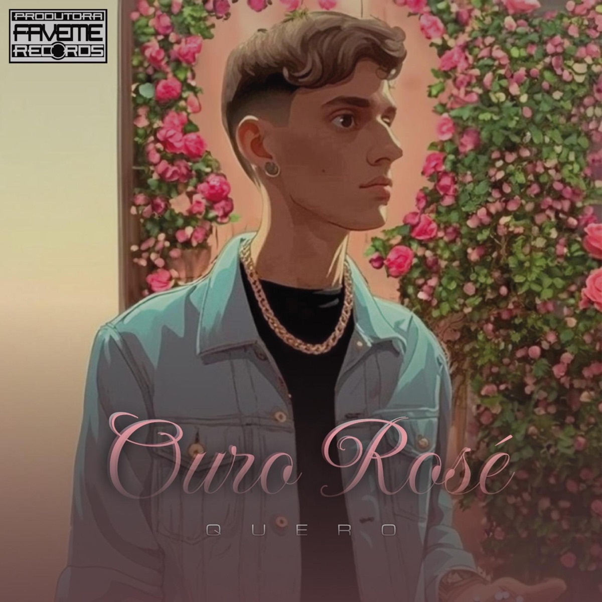 Ouro Rosé (feat. Faveme Records & San) - Single by Quero & Bmk Music album cover