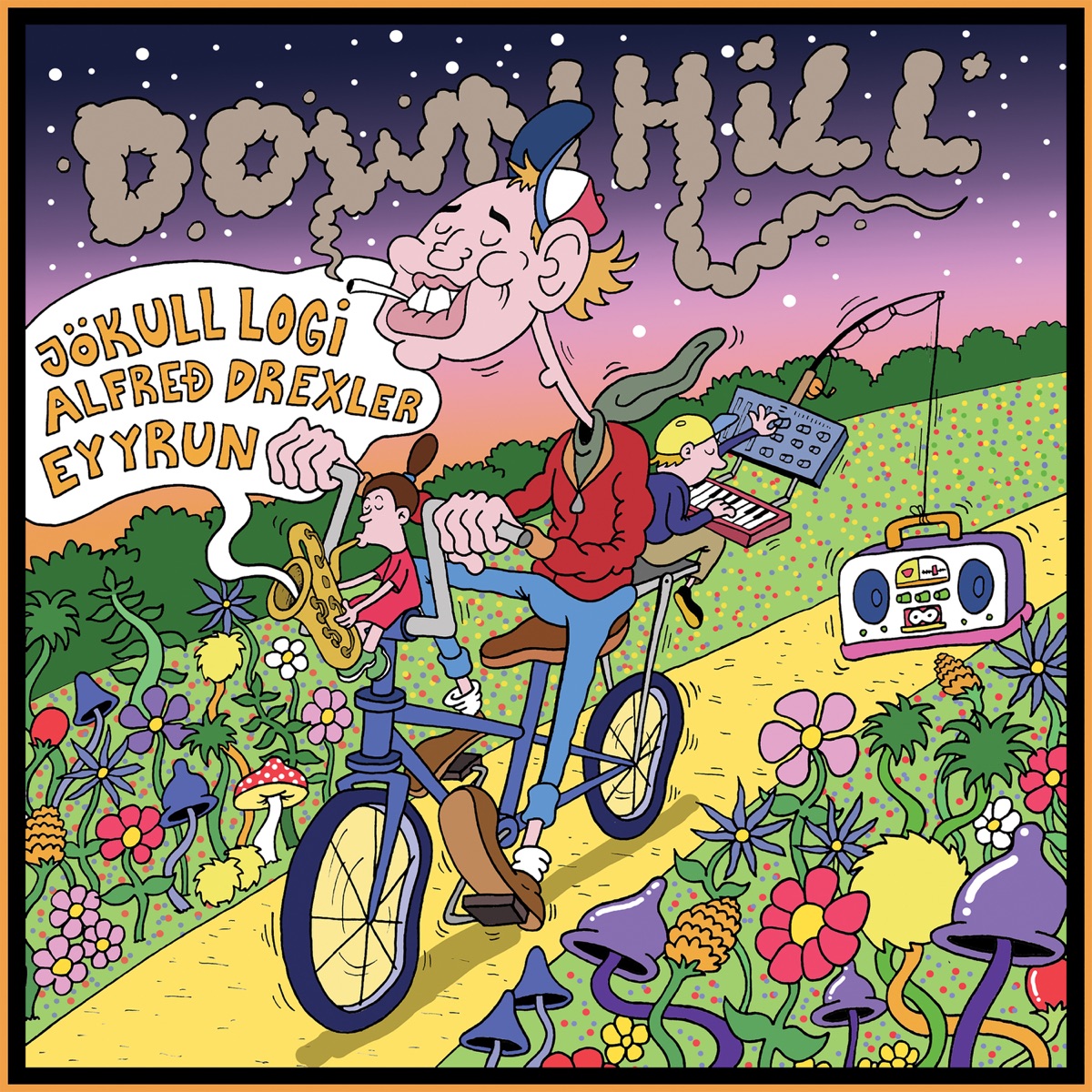 Downhill - Single by Jökull Logi, Alfreð Drexler & eyyrun album cover