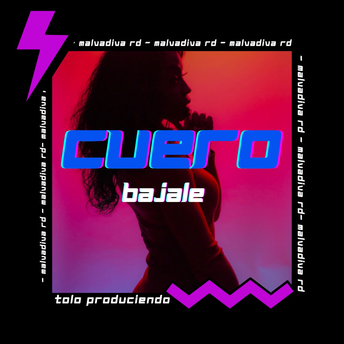 Cuero Bájale - Single by Malvadiva RD album cover