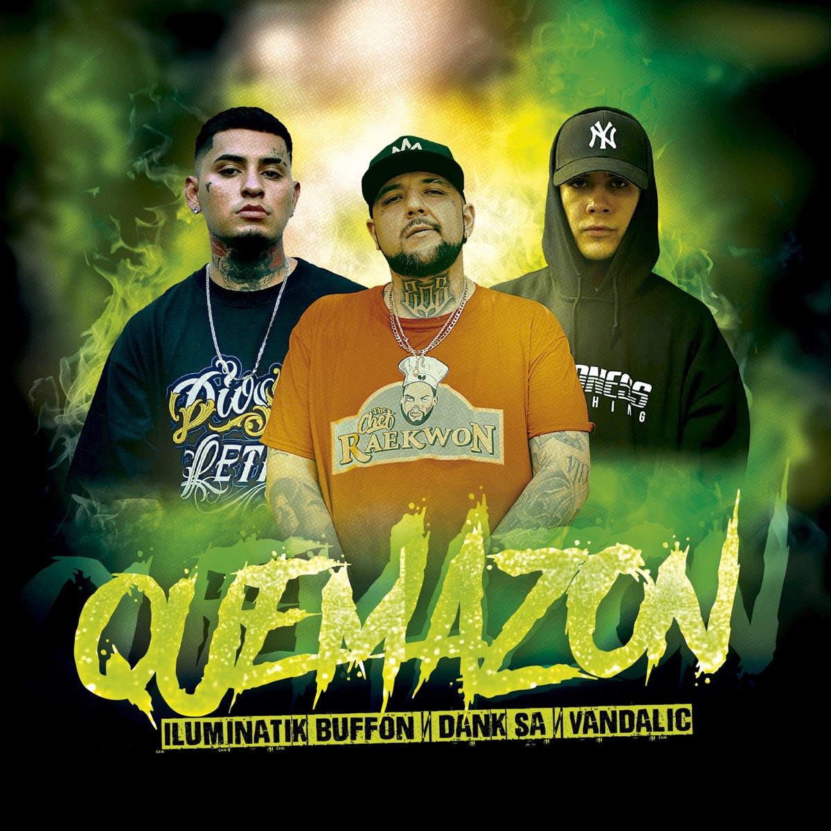 Quemazon - Single by ILUMINATIK BUFFON, Dank Sa & Vandalic album cover