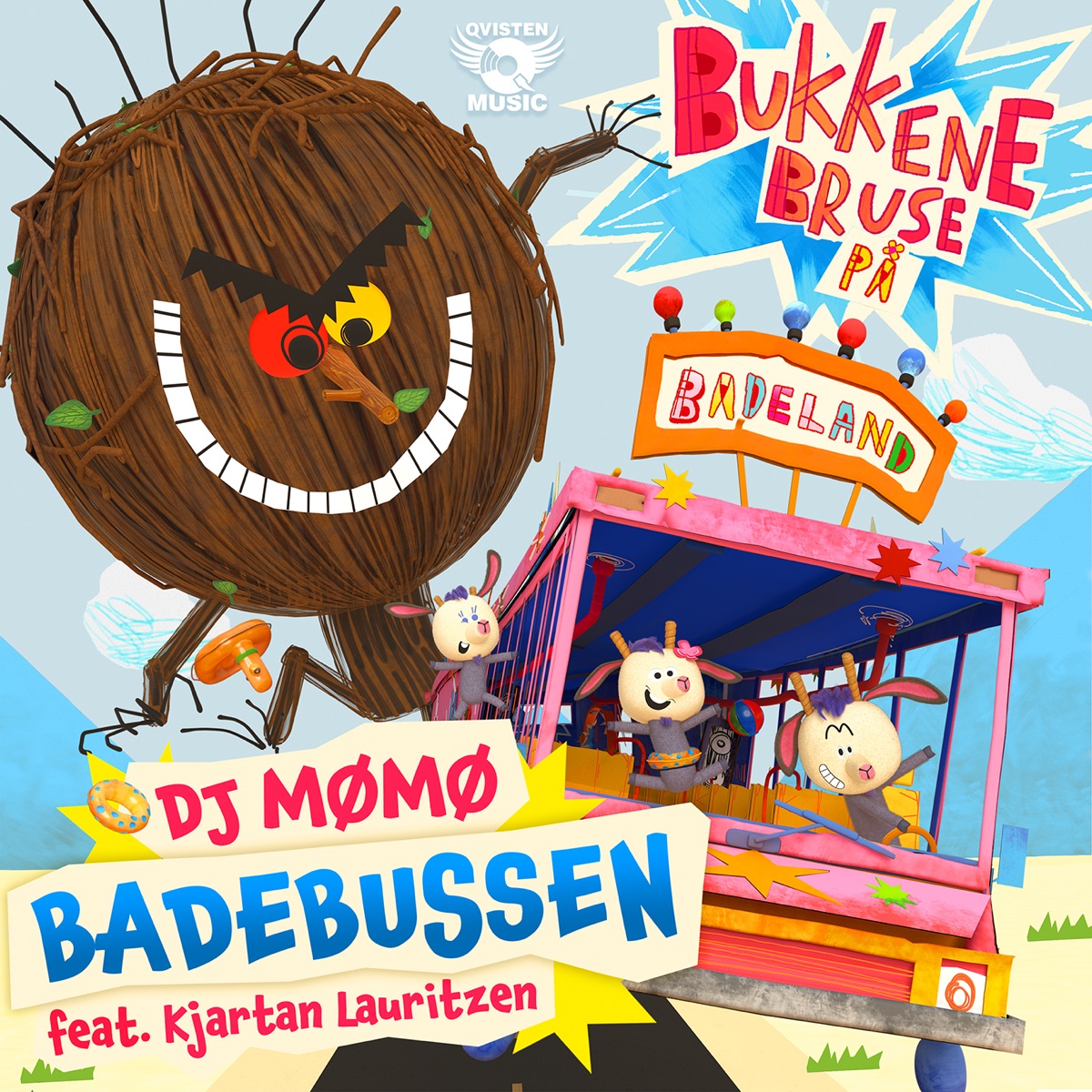 Badebussen (feat. Kjartan Lauritzen) - Single by DJ MøMø album cover