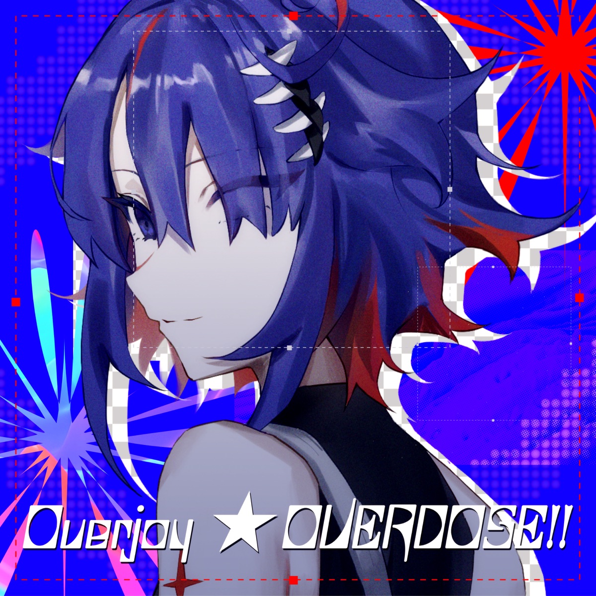 Overjoy ★ OVERDOSE!! (feat. Vally.exe) - Single by BilliumMoto, 黒皇帝 & Sobrem album cover