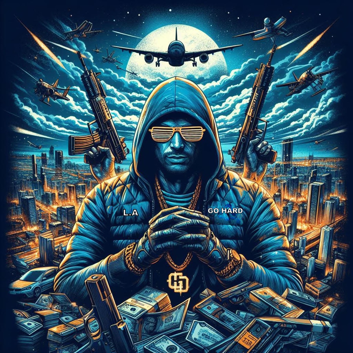Go Hard - Single by Whyen & FLO-Music album cover