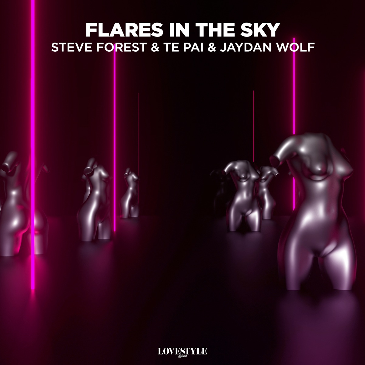 Flares in the Sky - Single by Steve Forest, Te Pai & Jaydan Wolf album cover