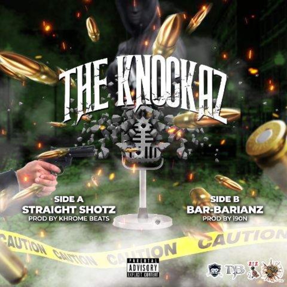 Straight Shotz - Single by The Knockaz, Ziz, Nivek Bogeezi & I9on album cover